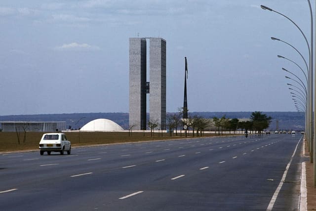 The National Congress towers in Brasília
