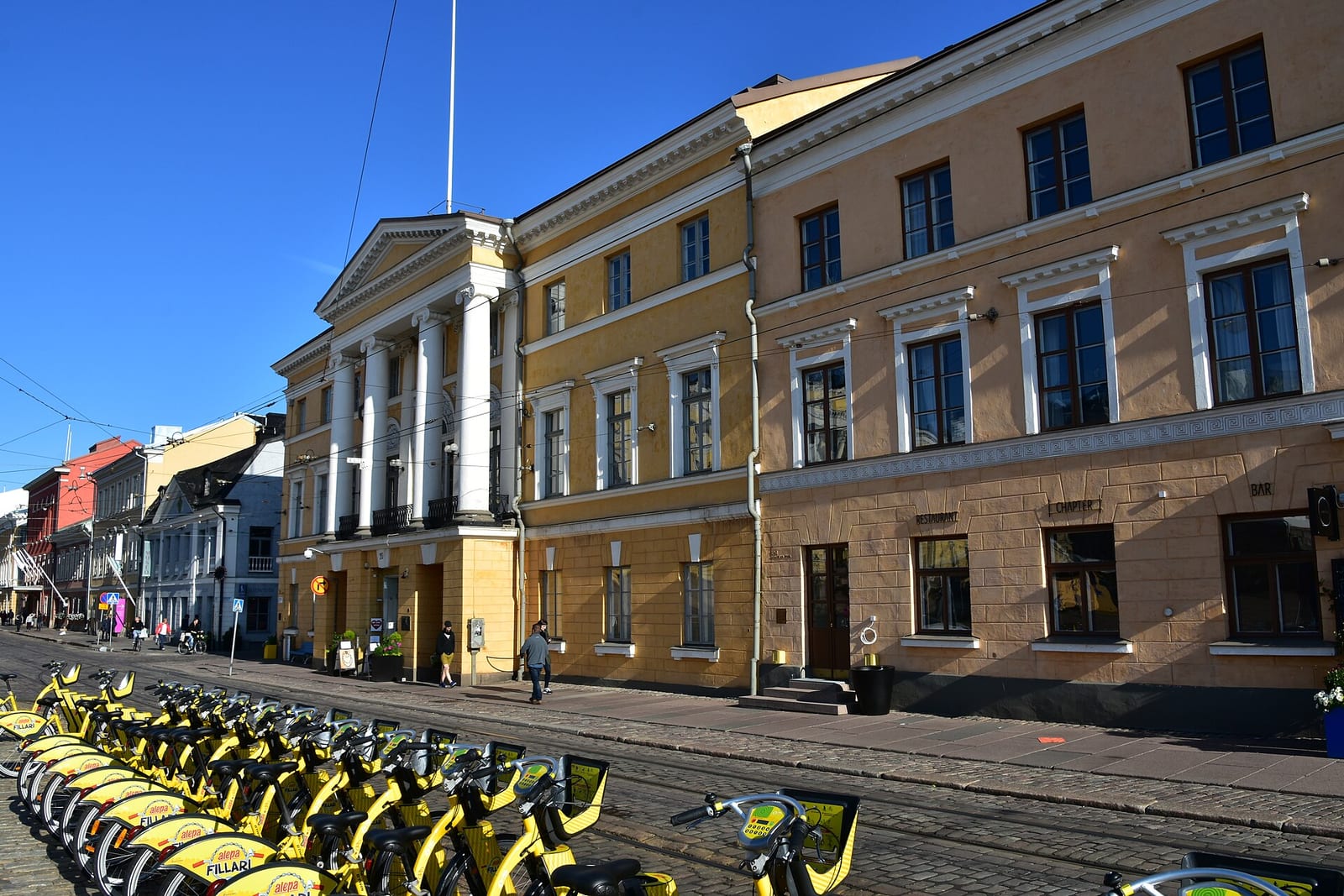 Government buildings on Senate Square in Helsinki