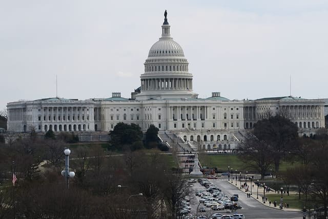 The west front of the US Capitol