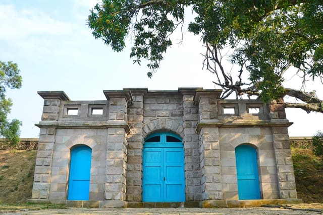 A historic water treatment plant building